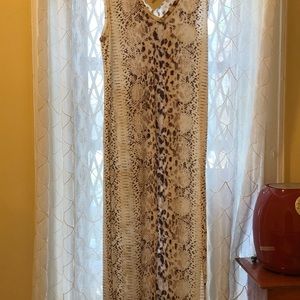 NWT haute hippie snakeskin print jersey dress